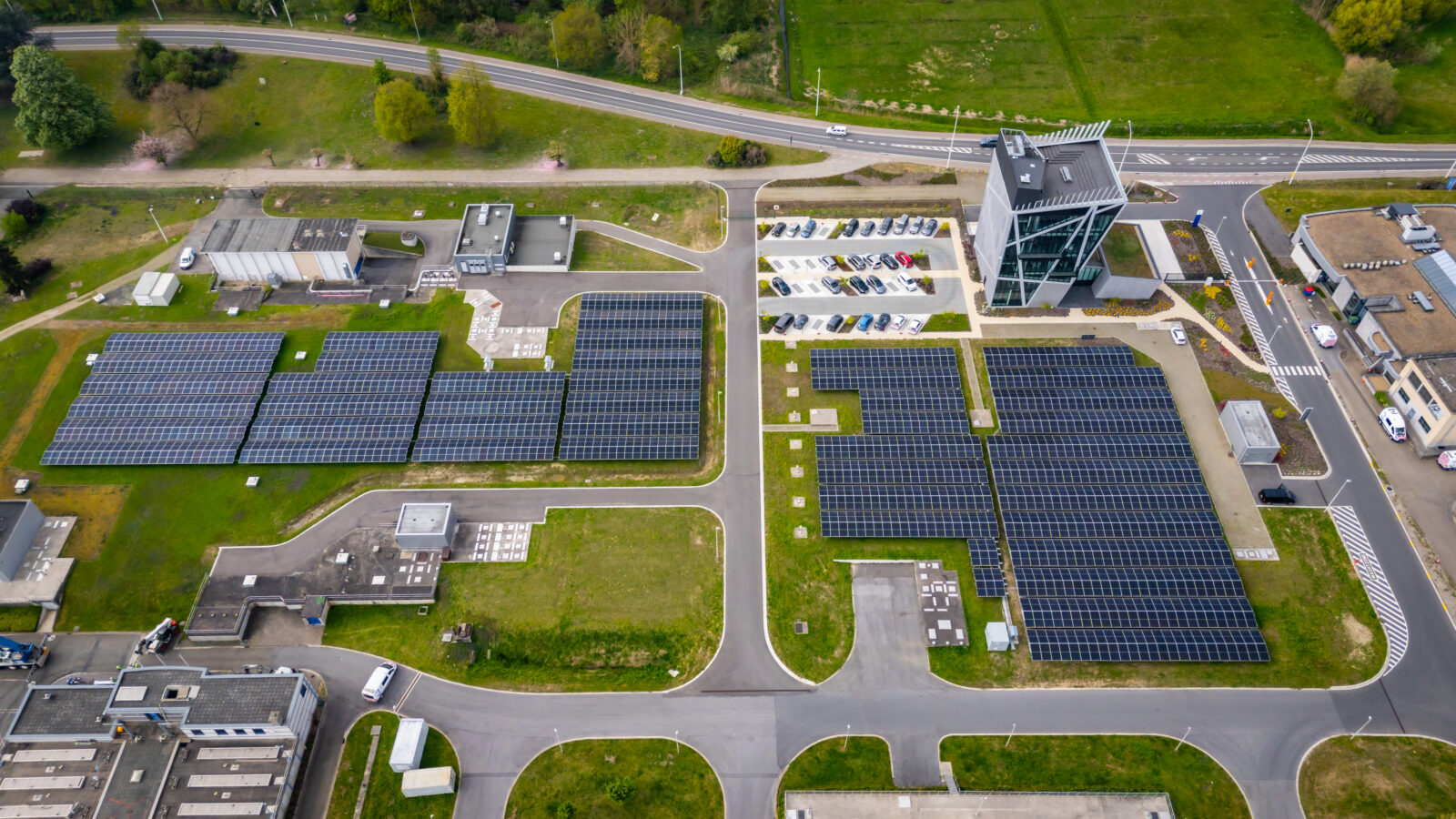 Foto locatie waterlink van boven