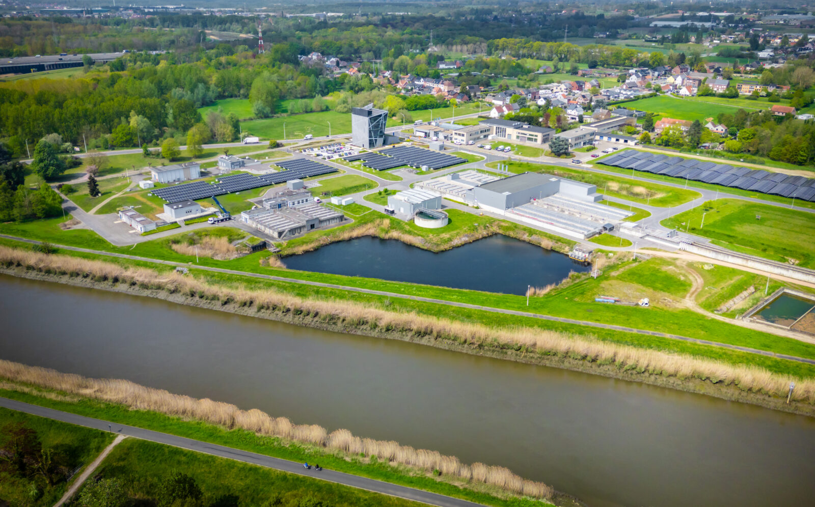 Locatie Water-link van bovenaf